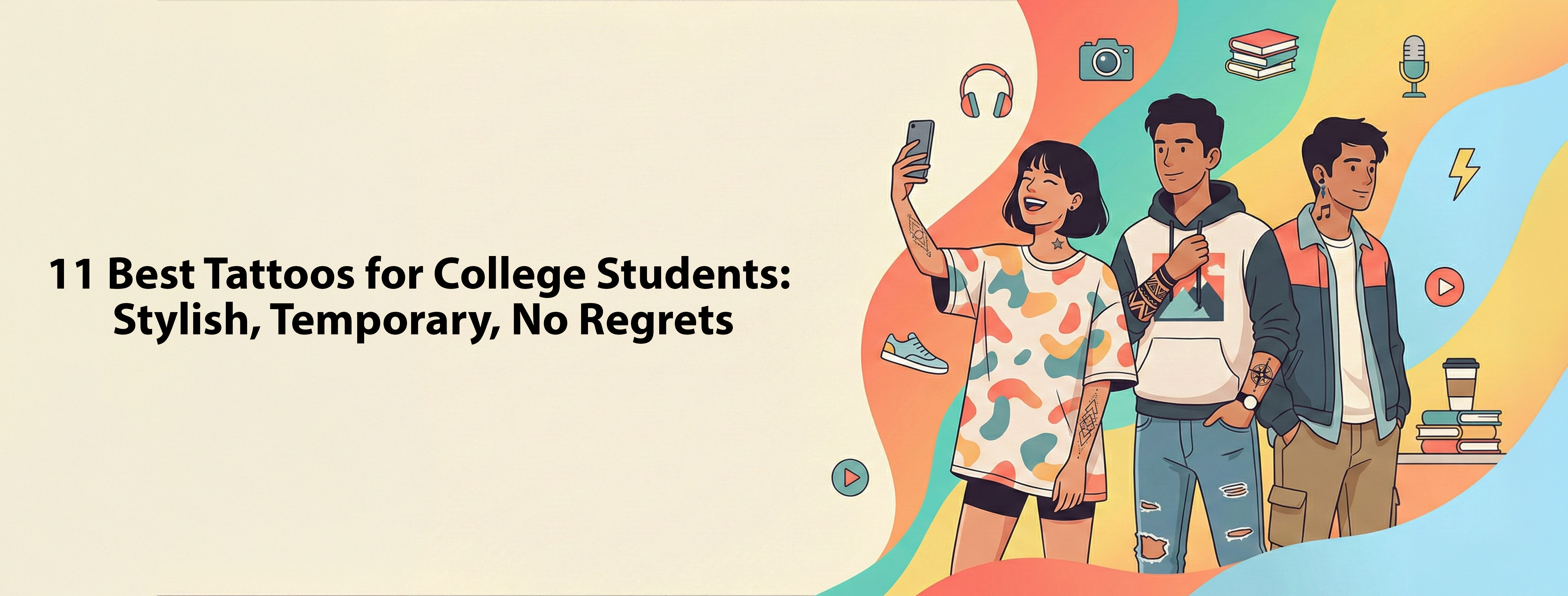 11 Best Tattoos for College Students: Stylish, Temporary, No Regrets