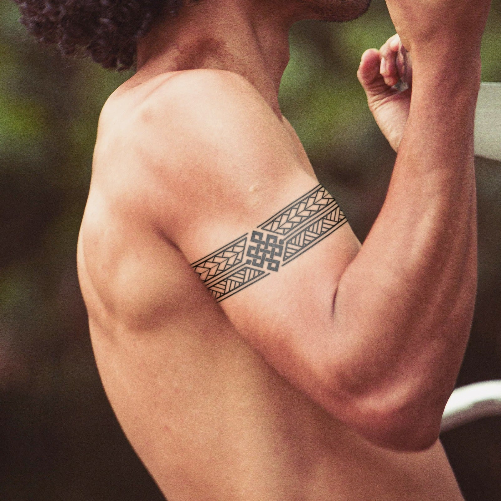 Stylish Wrist Tribal Tattoos for Men