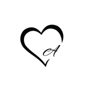 Heart Initials 2inches