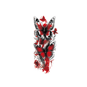 Crimson Butterfly Tattoo