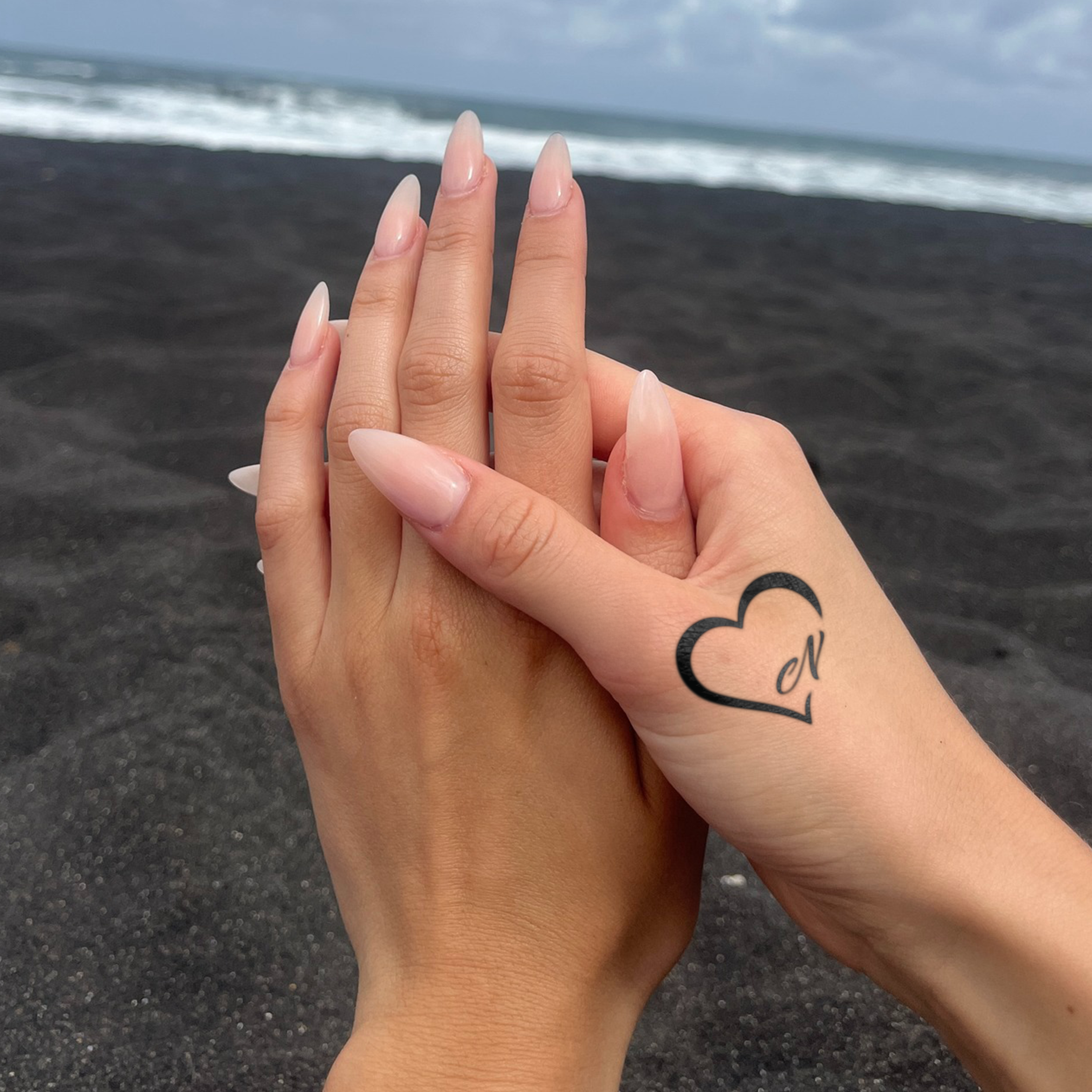 Heart Initials 2inches