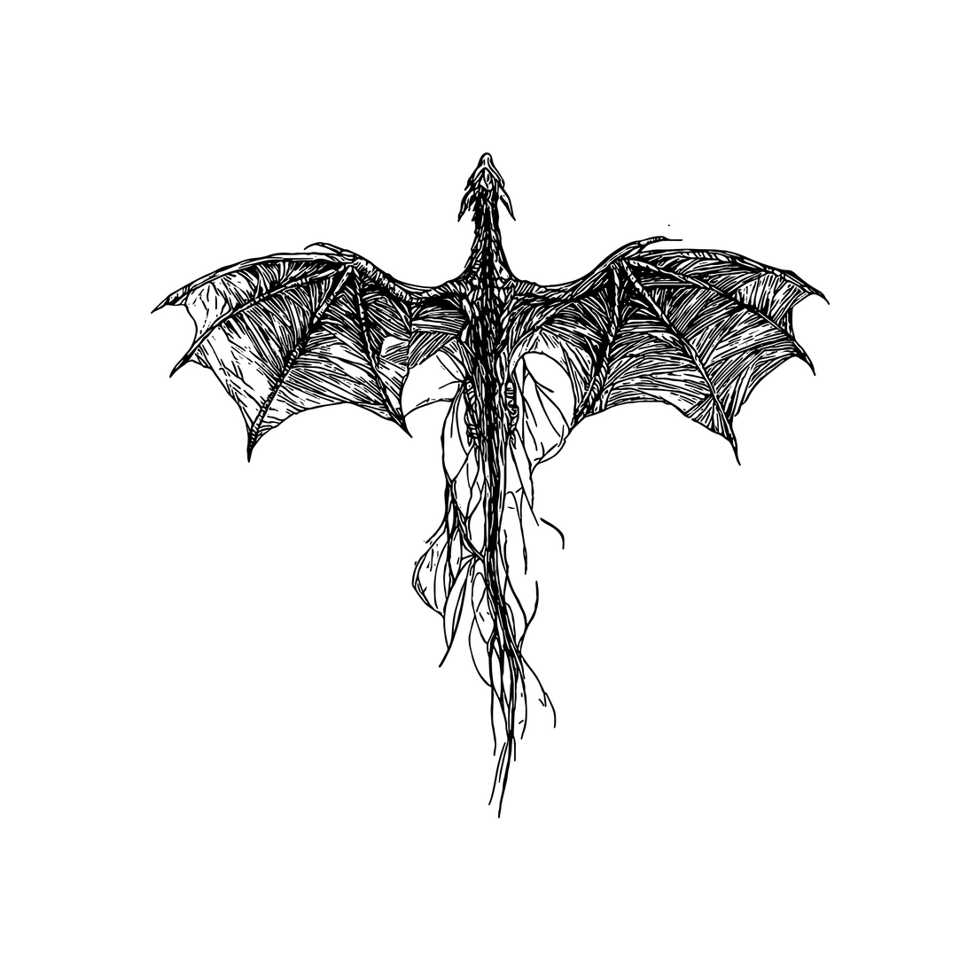 Dragon of the North Temporary Tattoo Art: Where Myth Meets Power