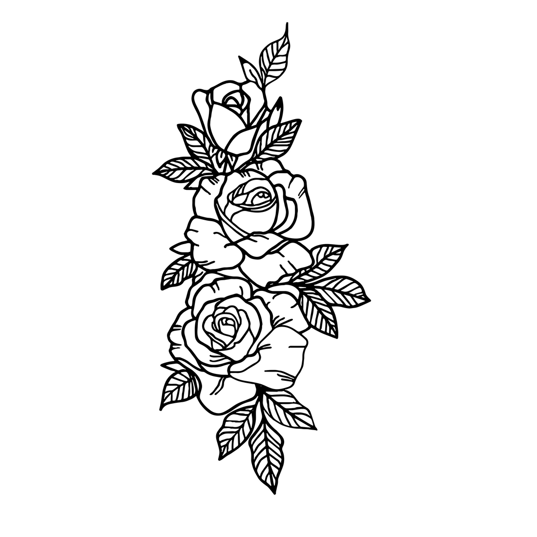 Rose Essence Temporary Tattoo Art: Beauty That Has Always Known Its Own Worth