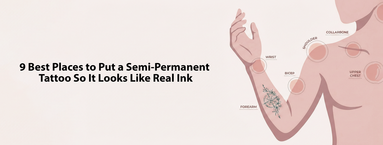 9 Best Places to Put a Semi-Permanent Tattoo So It Looks Like Real Ink