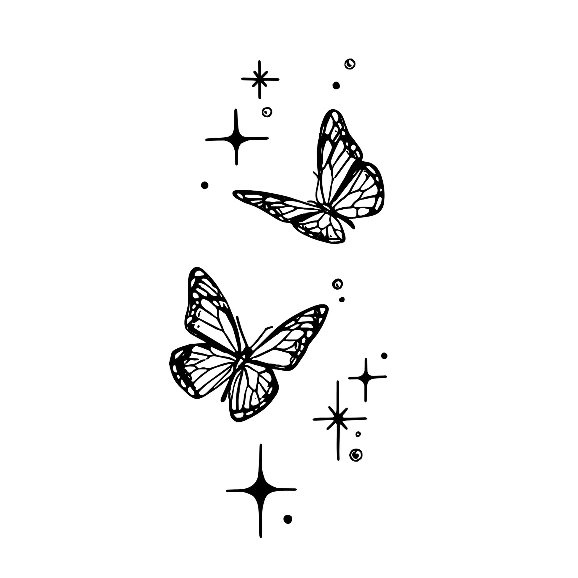 Ethereal Drift Temporary Tattoo Art: The Beauty of Letting Go