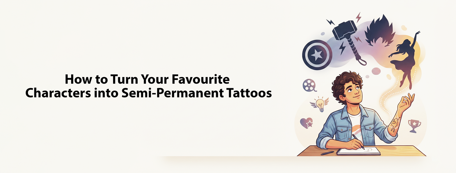 From Marvel to Bollywood: How to Turn Your Favourite Characters into Semi-Permanent Tattoos