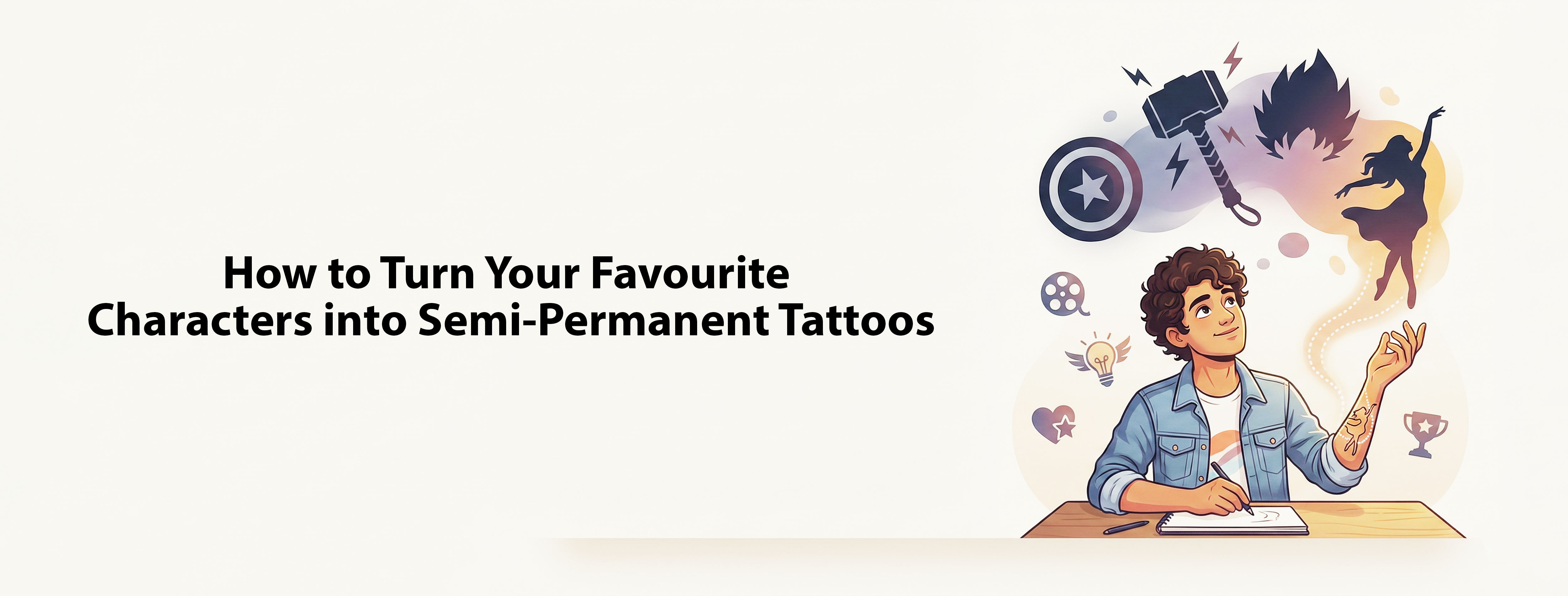 From Marvel to Bollywood: How to Turn Your Favourite Characters into Semi-Permanent Tattoos