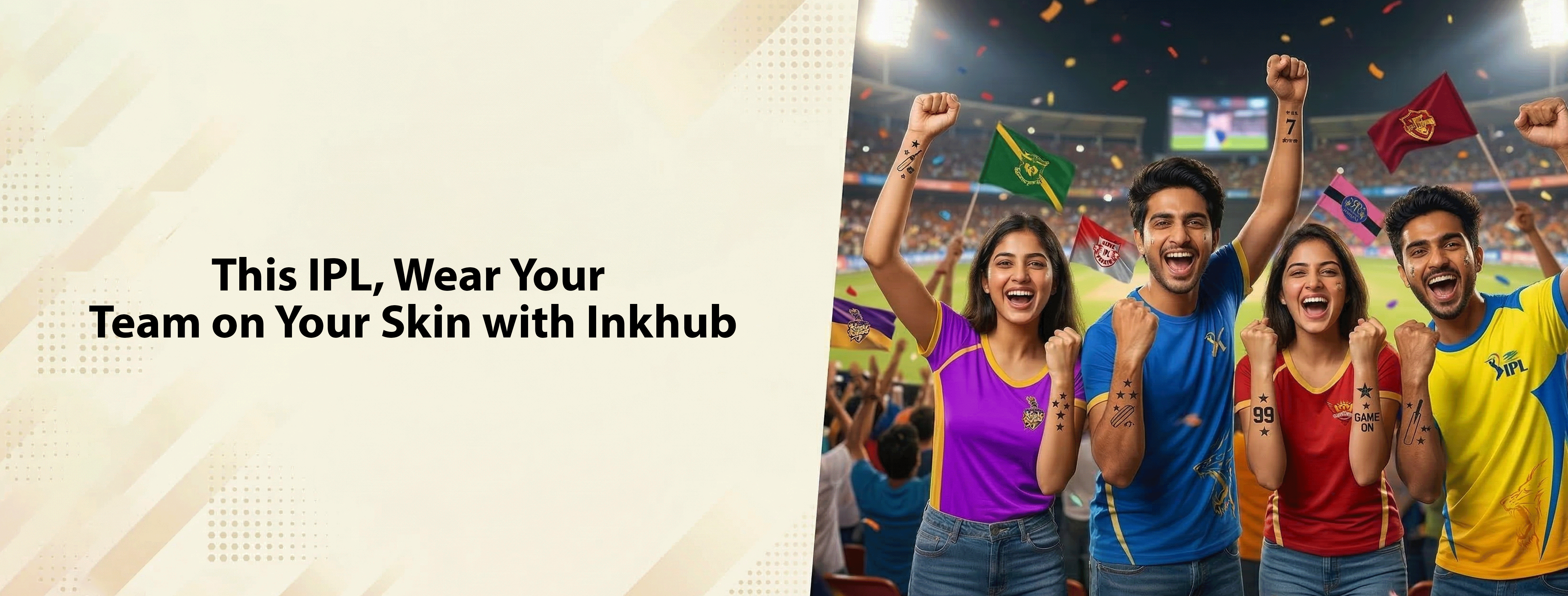 This IPL, Wear Your Team on Your Skin with Inkhub