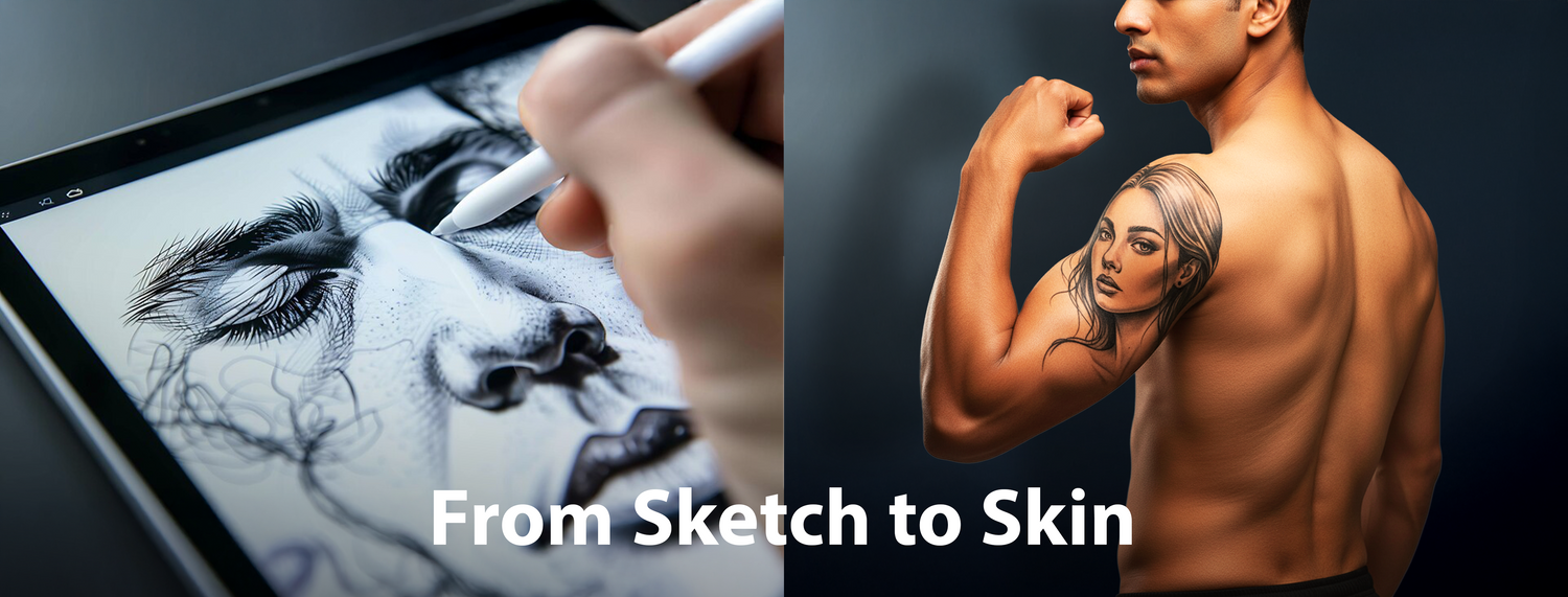 How Our Custom Process Works: From Sketch to Skin (Inkhub’s Workflow)
