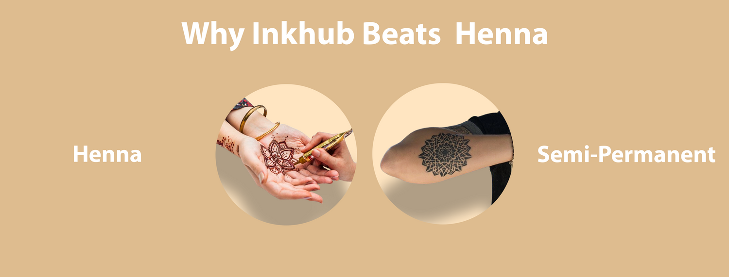 Temporary Tattoos for Photoshoots: Why Inkhub Beats Stickers and Henna