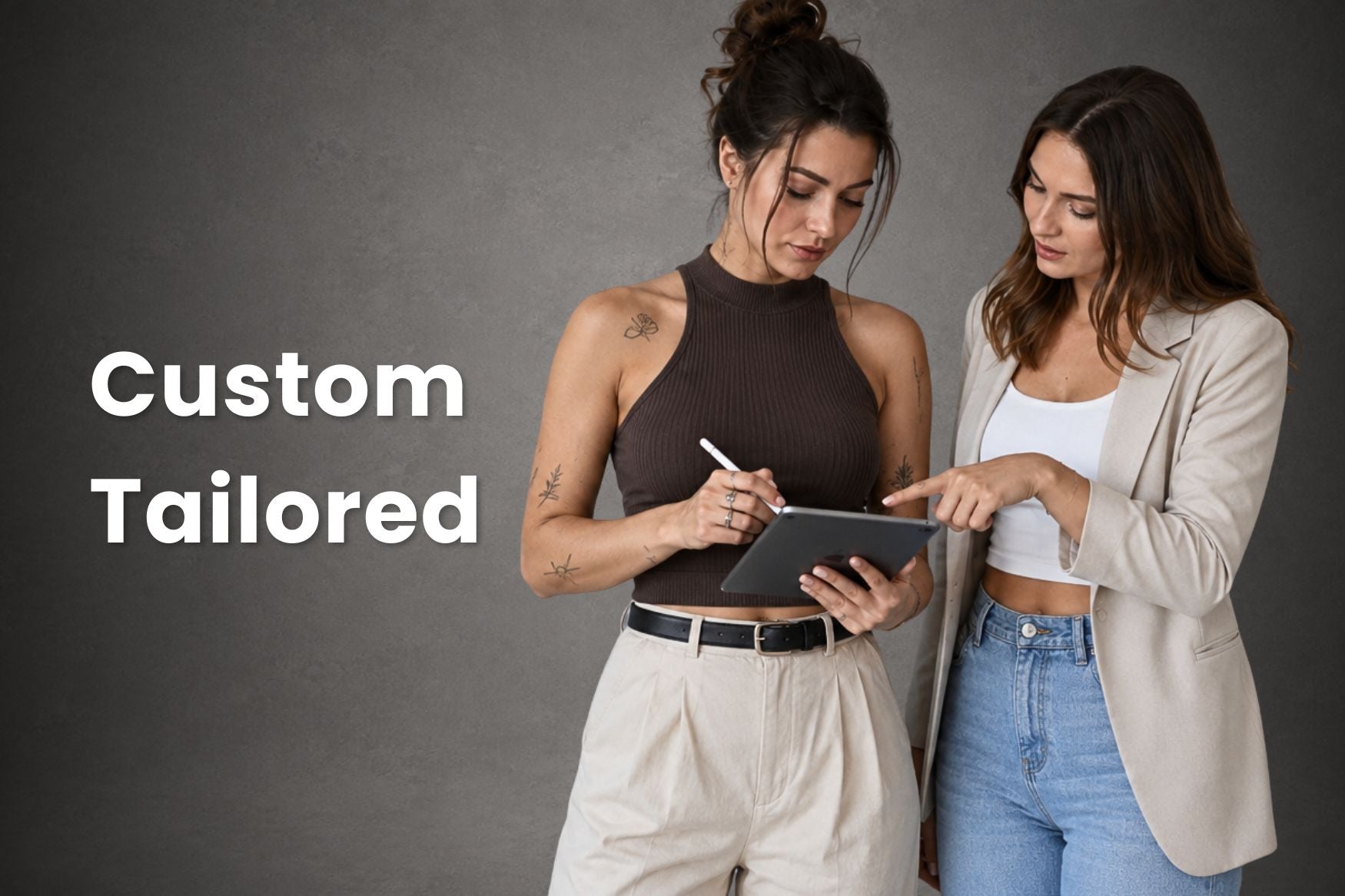 custom tailored collection banner