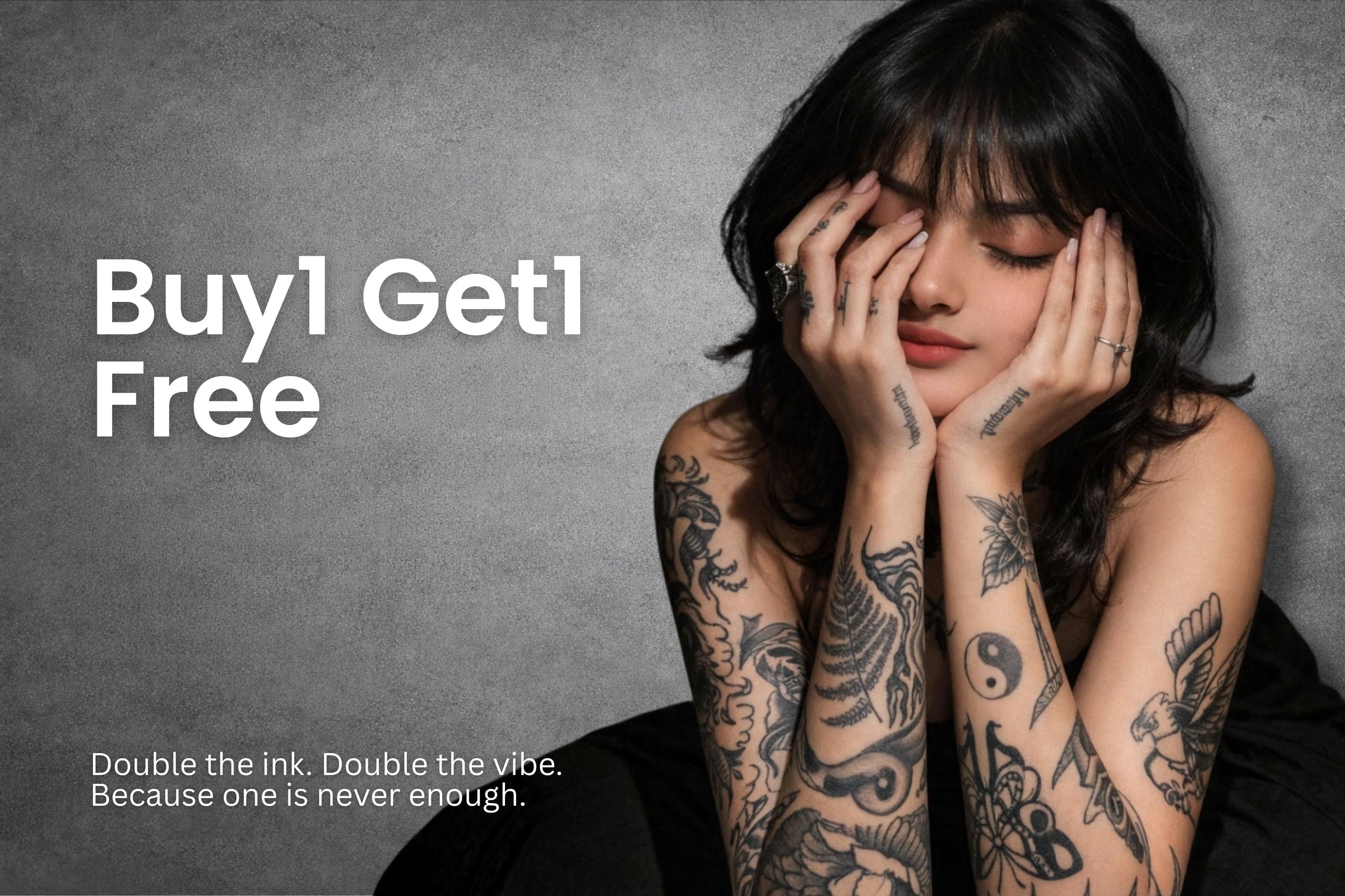 buy 1 get 1 free collection banner