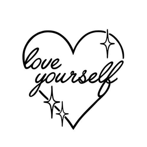 A collection of Love Semi-Permanent Tattoos that represent caring, fondness, and attachment between couples or love birds.