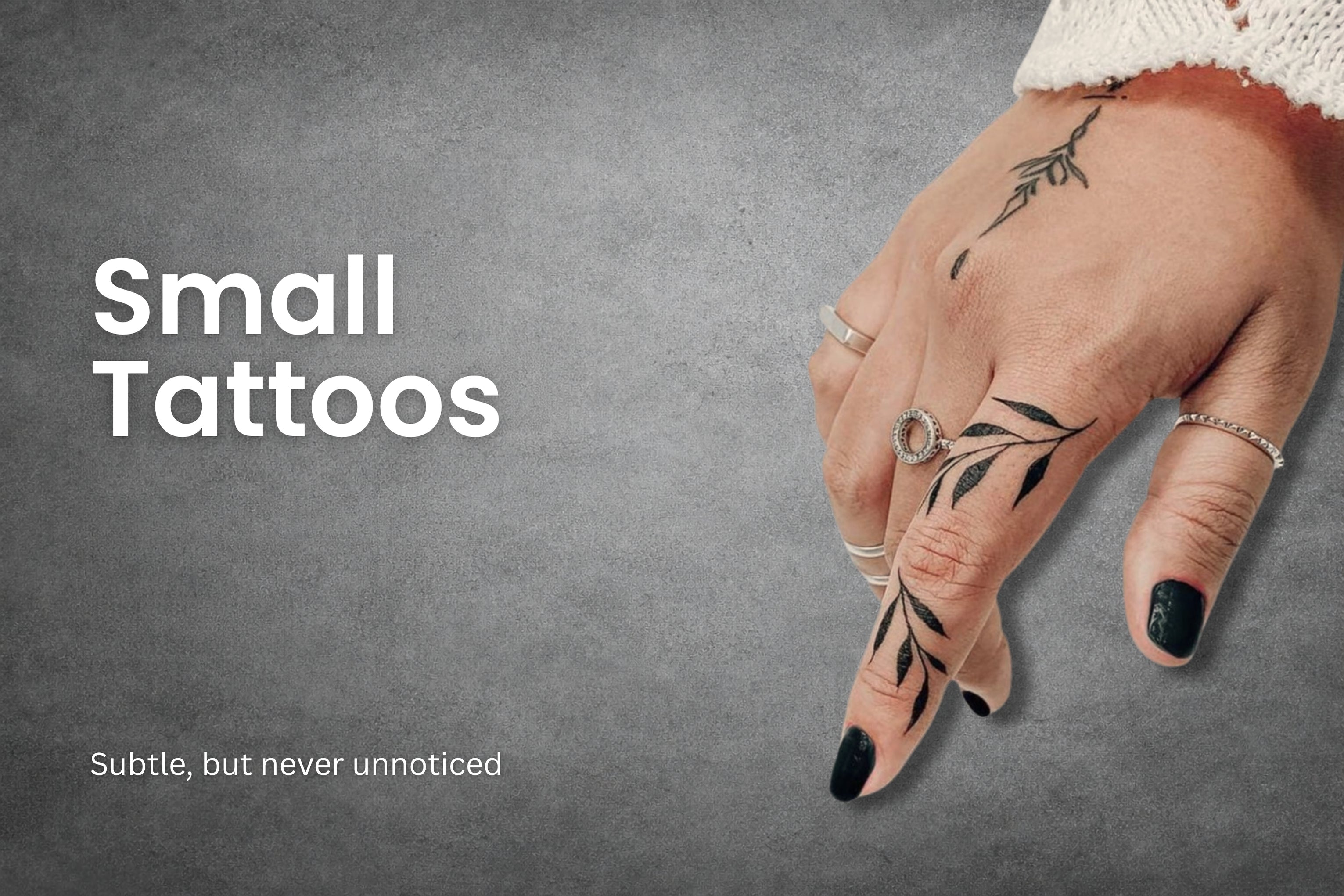 small tattoos collection banner