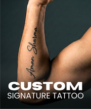 Custom Signature Tattoo