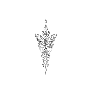 Symmetry Wings Tattoo