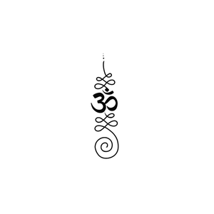 Breathing Om Tattoo