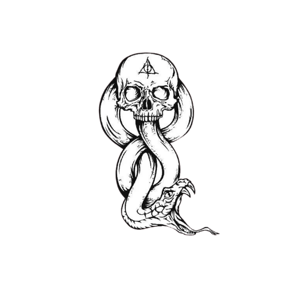 Skull Snake Tattoo