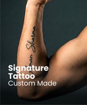 Custom Signature Tattoo