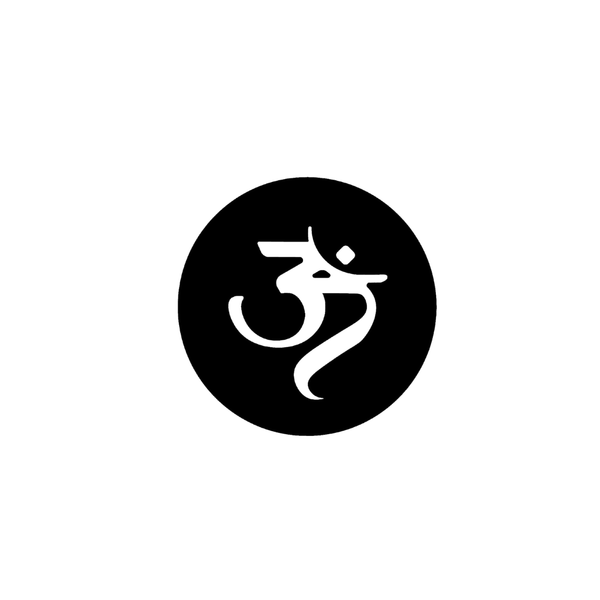Om Outline Tattoo