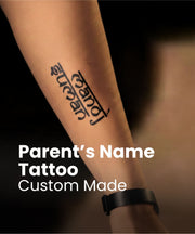 Custom Parent's Name Tattoo