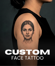 Face Portrait Custom Tattoos