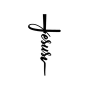 Jesus Crossline Tattoo