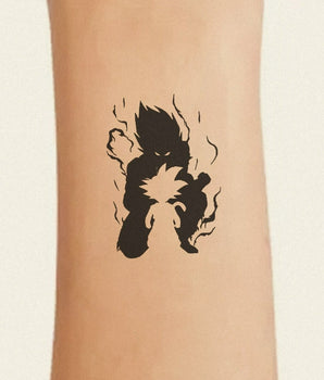 Dragon Ballz Goku Semi Permanent Tattoo