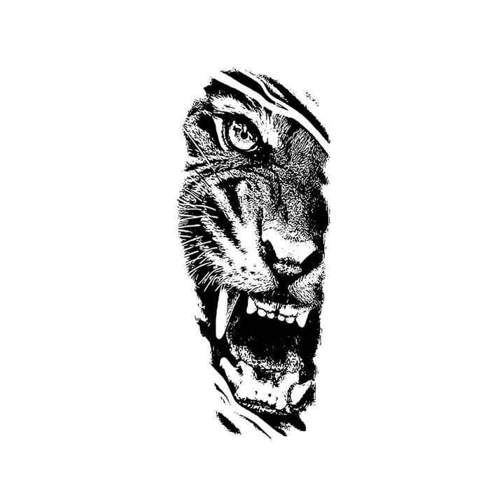 Angry Tiger Tattoo