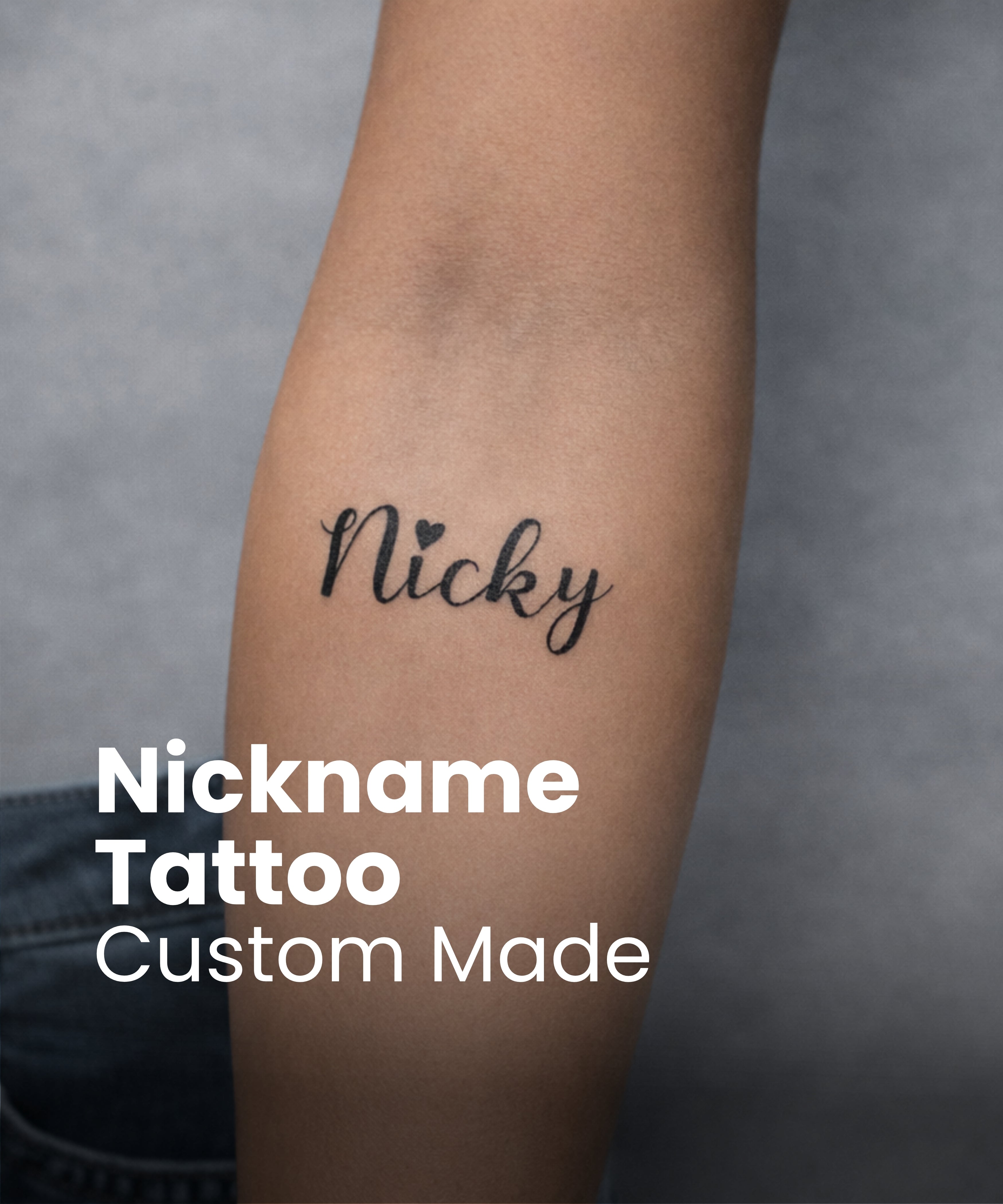 Custom Nickname Tattoos