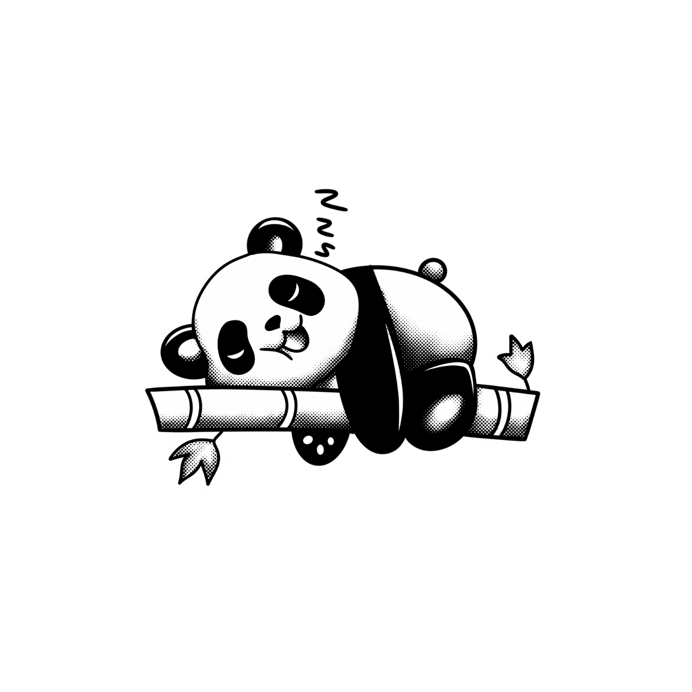 Sleeping Panda Tattoo