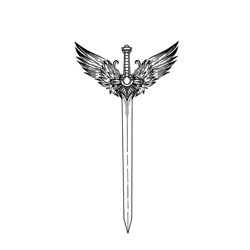 Royal Sword Tattoo