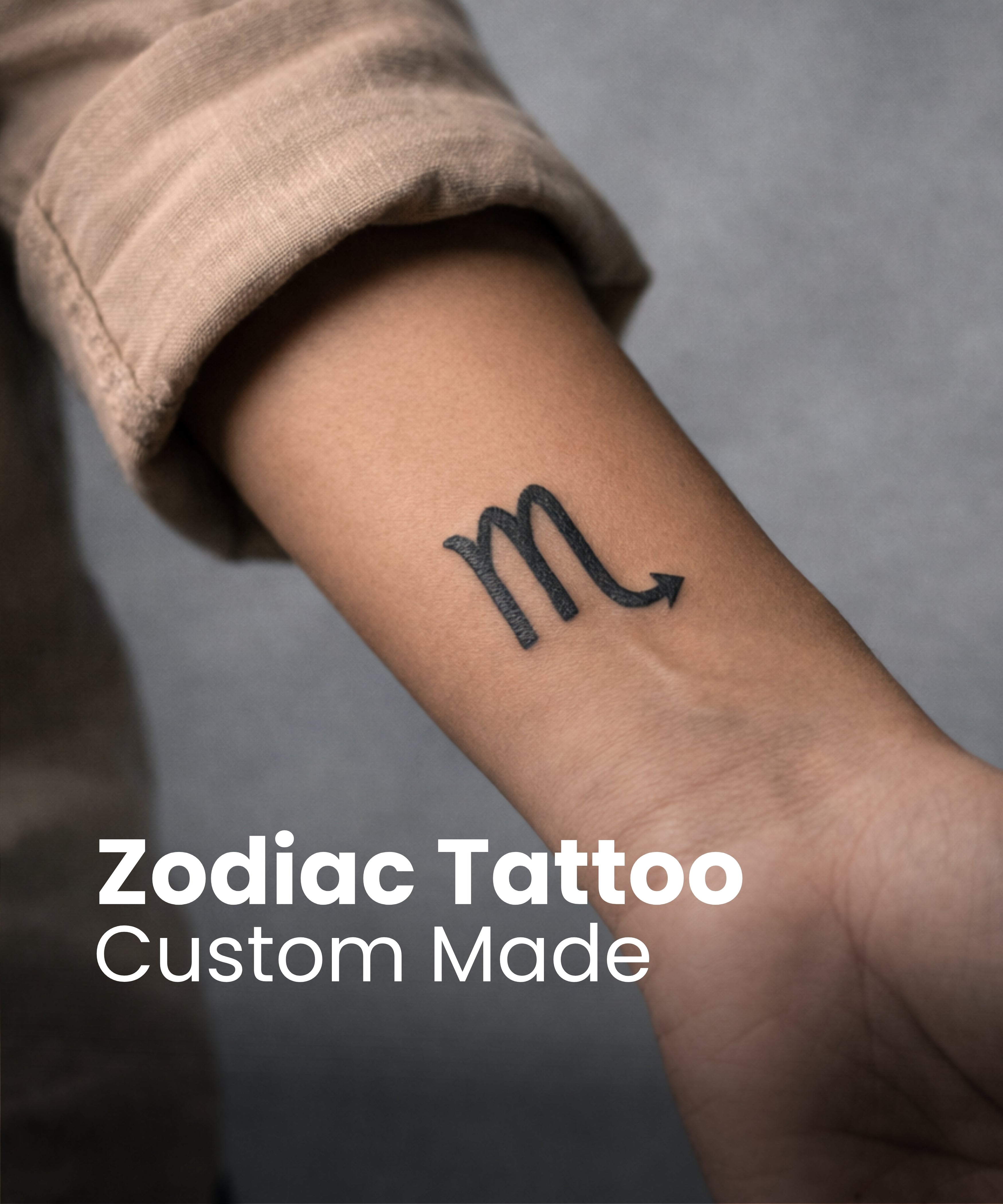 Custom Zodiac Sign Tattoos