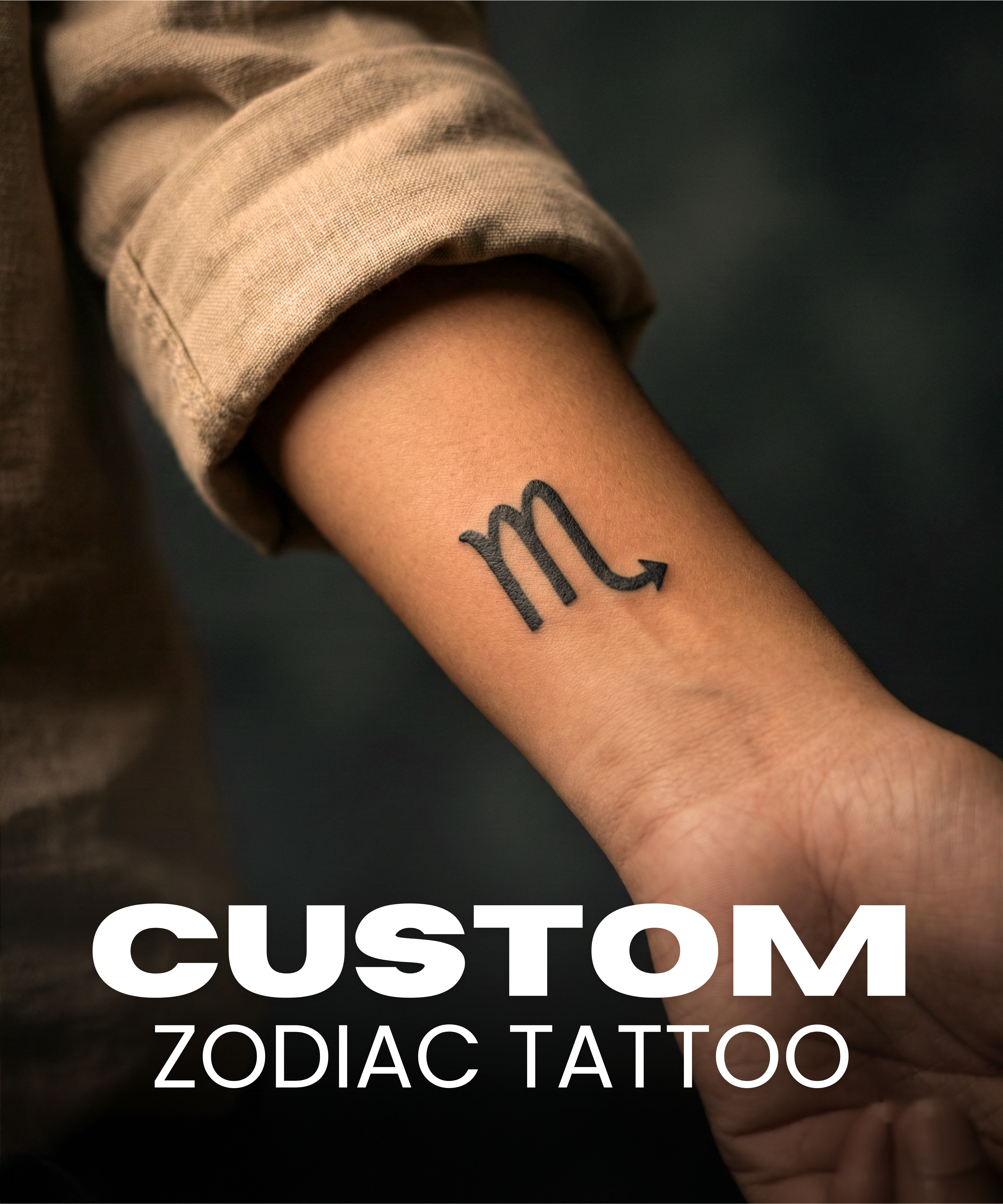 Custom Zodiac Sign Tattoos