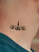 Mahadev Symbol Semi Permanent Tattoo