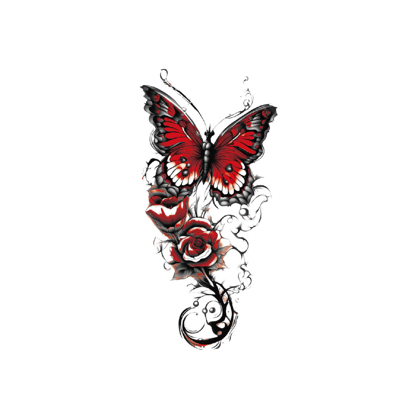 Flutter & Flame Tattoo