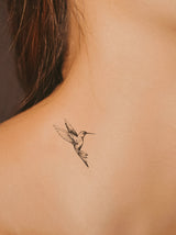 Humming-Bird Semi Permanent Tattoo