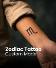 Custom Zodiac Sign Tattoos