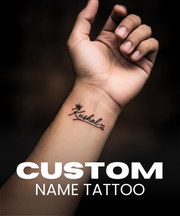Custom Name Tattoo