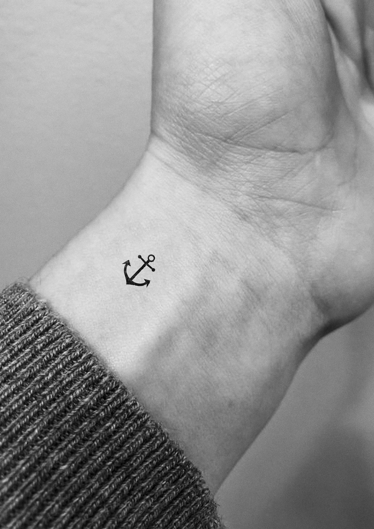 Anchor Semi Permanent Tattoo