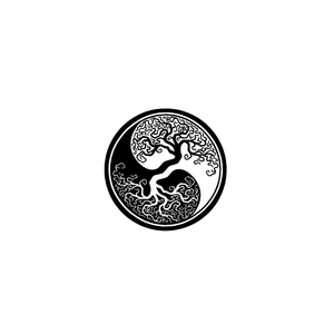 Yin Yang Tree Tattoo