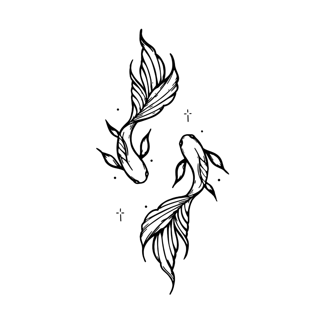 Mystic Koi Tattoo