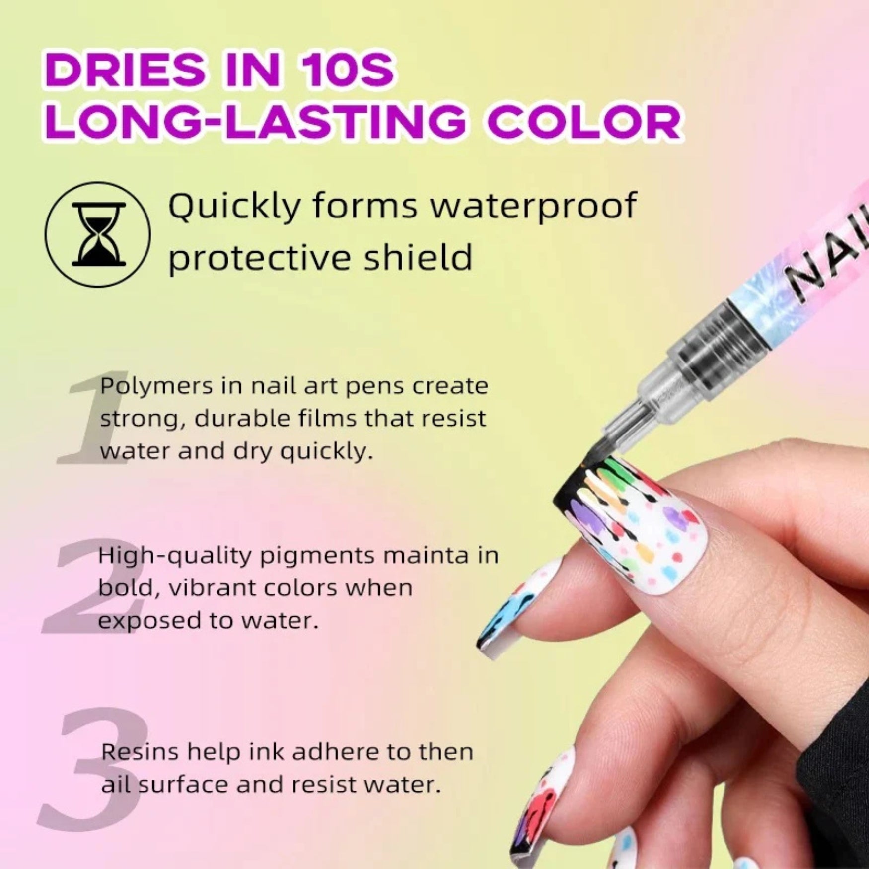 Nail Art Marker Pen | 12 Color Set