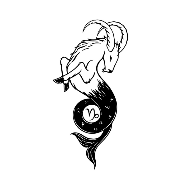 Capricorn Crest Tattoo 