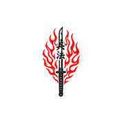 Fire Blade Tattoo