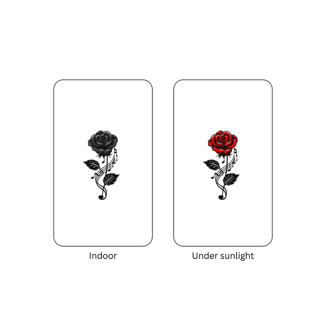 Floral Beat Tattoo