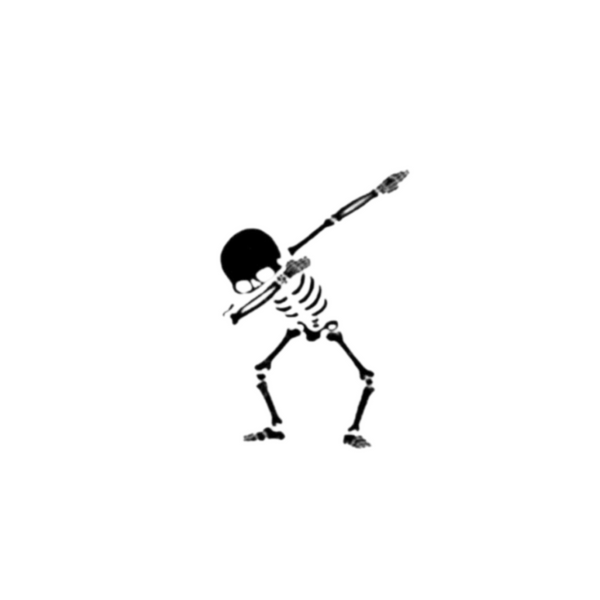 Hip-Hop Skeleton Tattoo 