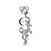 Aquarius Flow Tattoo