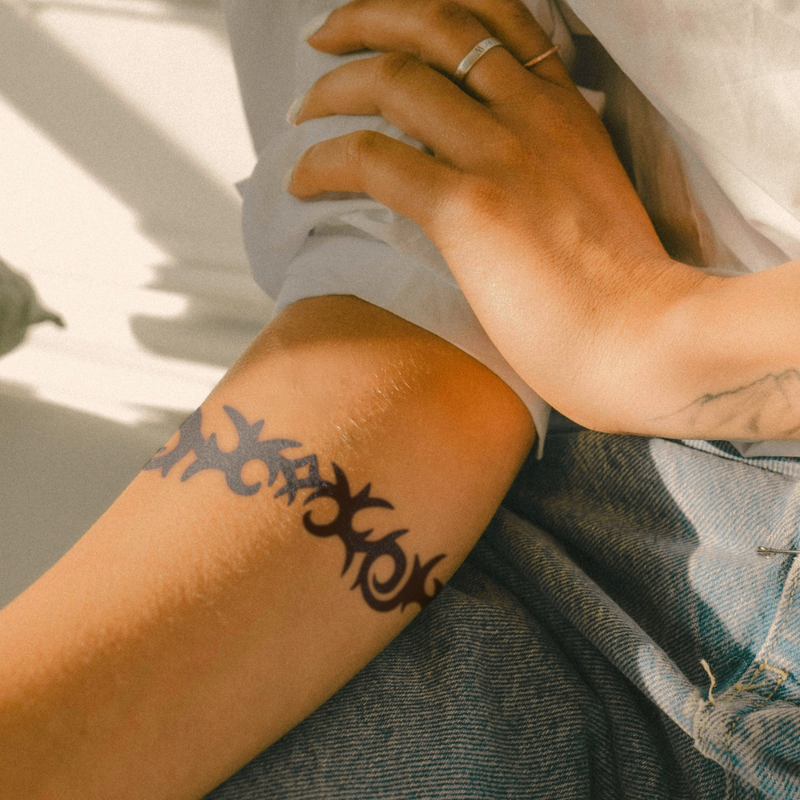 Armor Band Tattoo on arm 
