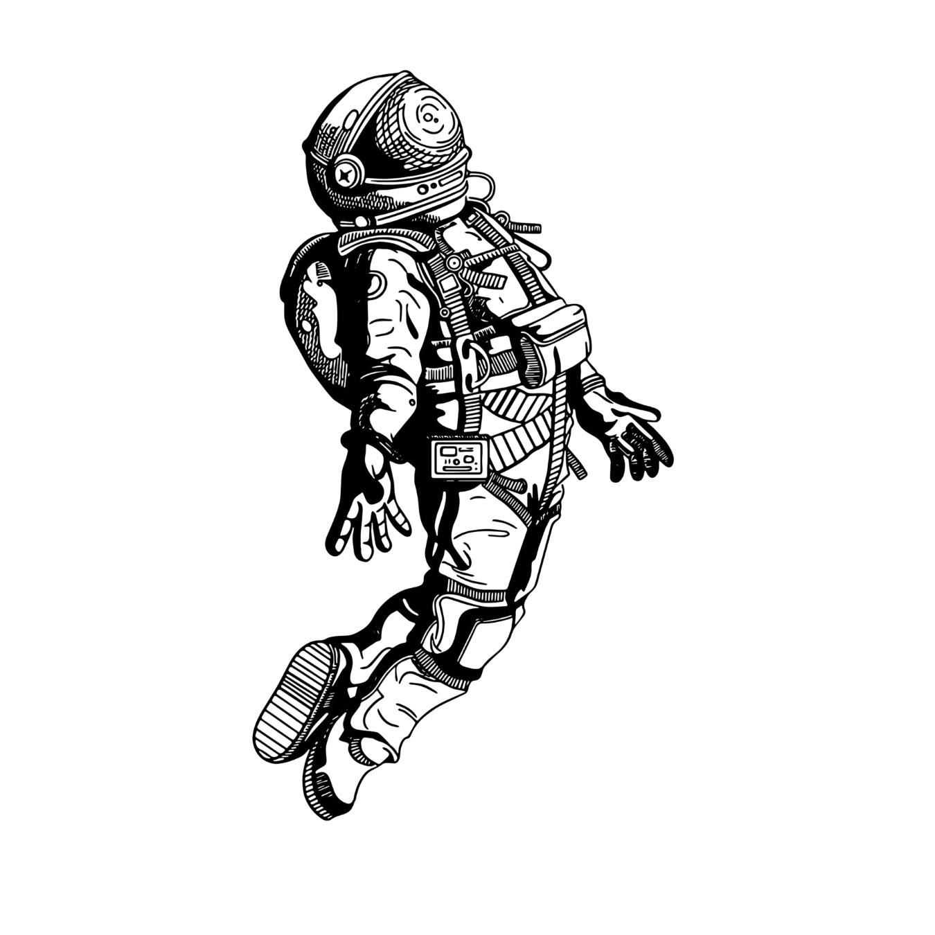 Astronaut Tattoo 